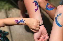 Airbrush Tattoos at an Oklahoma event