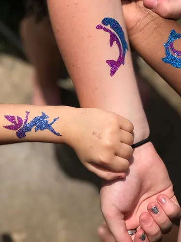 Airbrush Tattoos at an Oklahoma City event