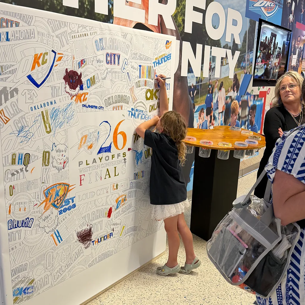 Community Wall at an Oklahoma City event