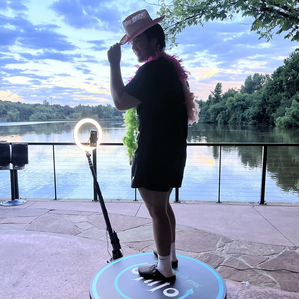 360 Video Booth at an Oklahoma City event