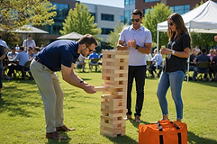 Giant Jenga jumbo game rental in Oklahoma City