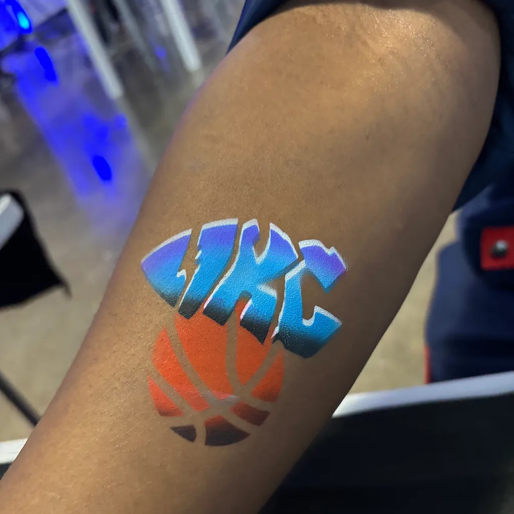 Airbrush Tattoos at an Oklahoma City event