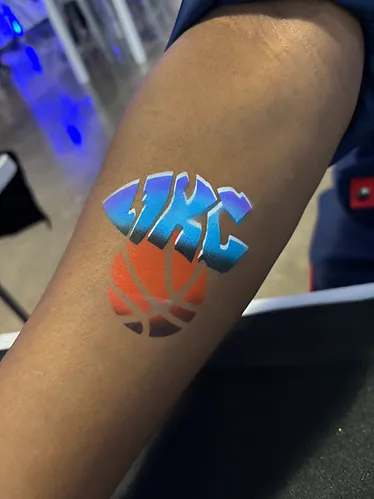 Airbrush Tattoos at an Oklahoma City event