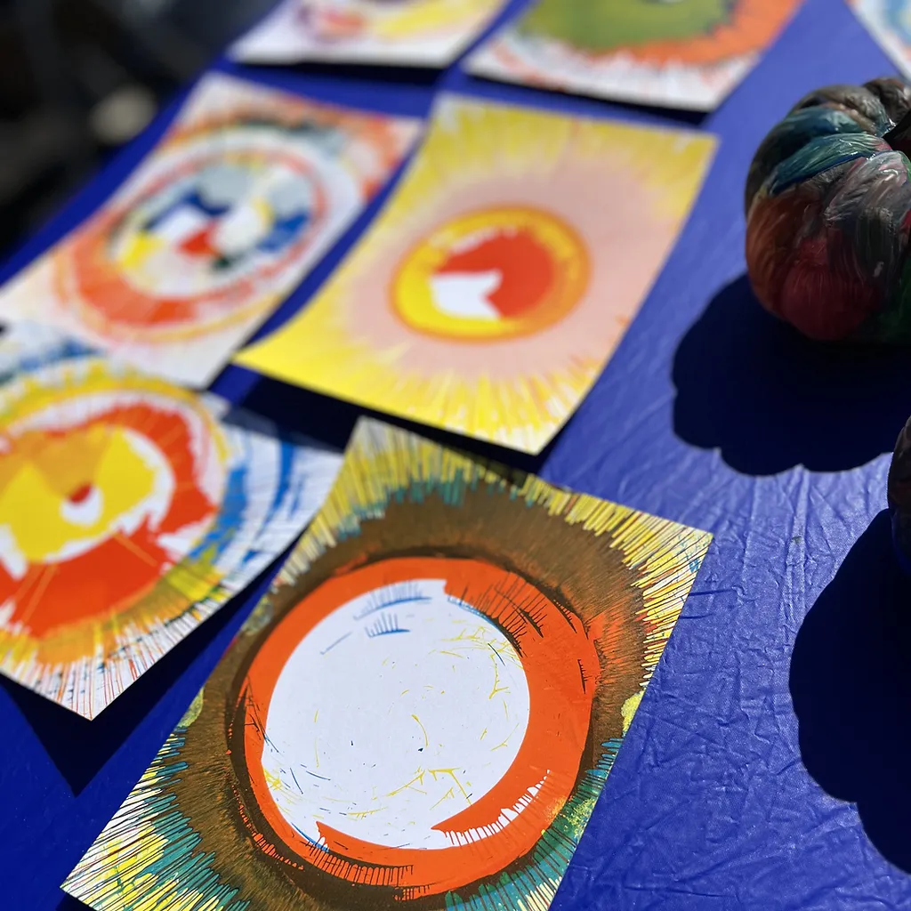 Spin Art at an Oklahoma City event