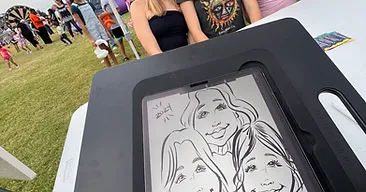 Digital Caricatures at an Oklahoma City event