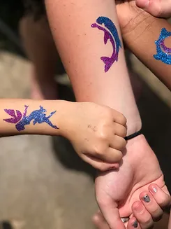 Glitter Tattoos at an Oklahoma City event