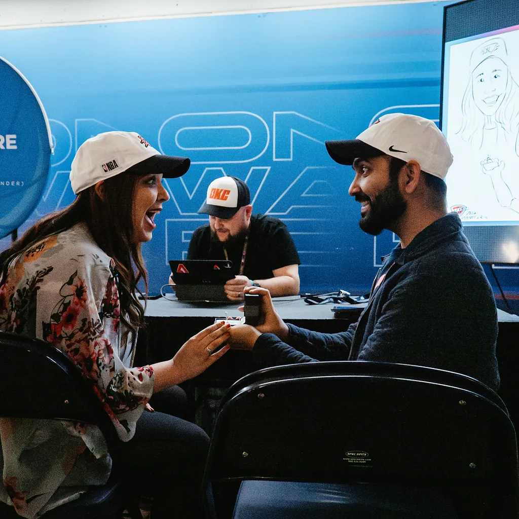 Caricature Artists at an Oklahoma City event