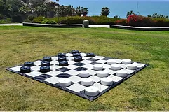 Giant Checkers jumbo game rental in Oklahoma City