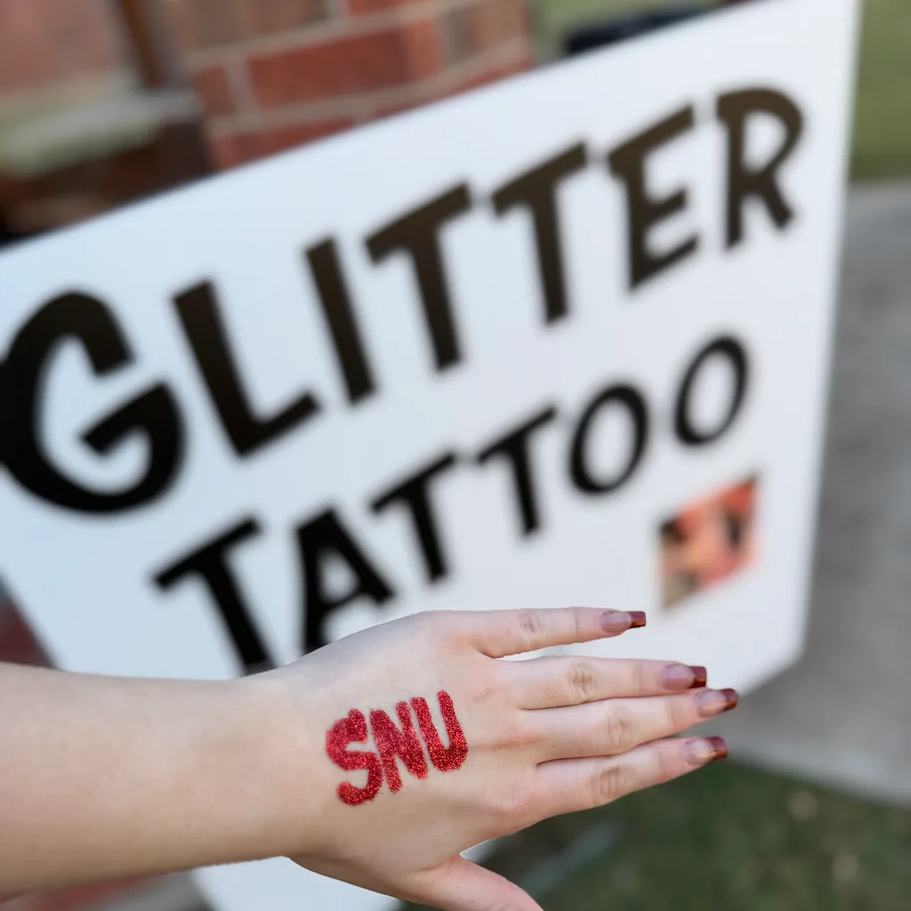 Glitter Tattoos at an Oklahoma City event