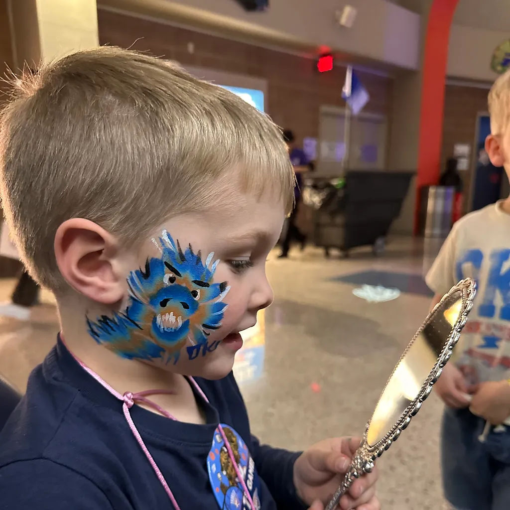 Face Painting at an Oklahoma City event