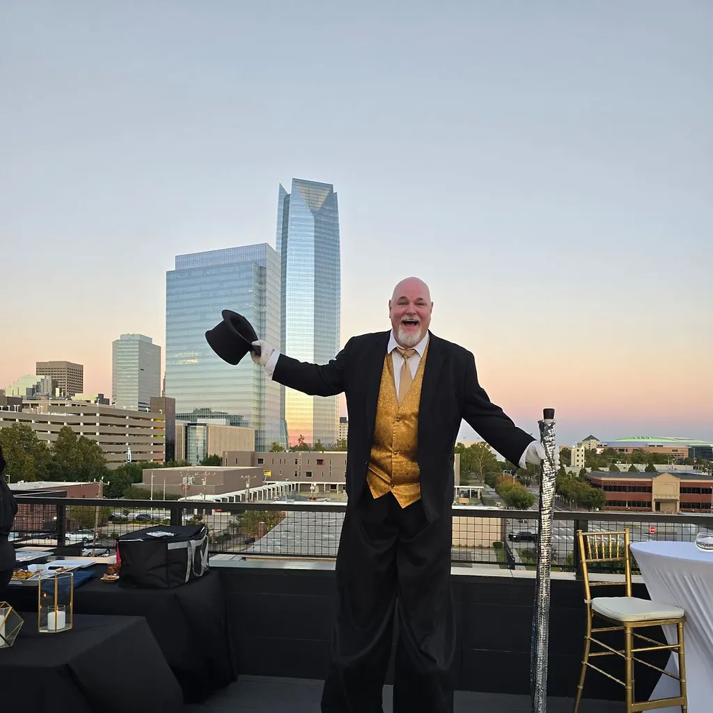 Magician at an Oklahoma City event