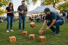 Giant Dice jumbo game rental in Oklahoma City