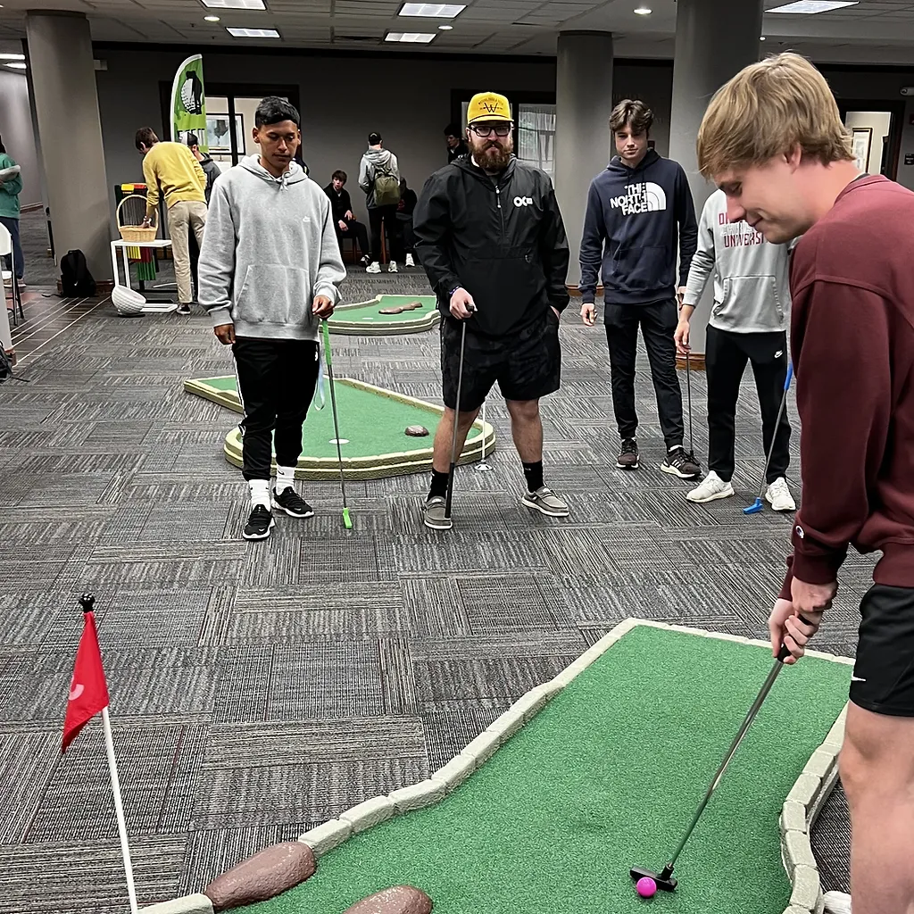 Themed Mini Golf at an Oklahoma City event