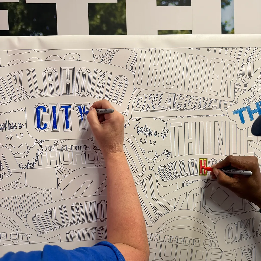 Community Wall at an Oklahoma City event