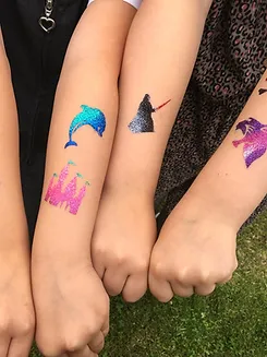 Glitter Tattoos at an Oklahoma City event