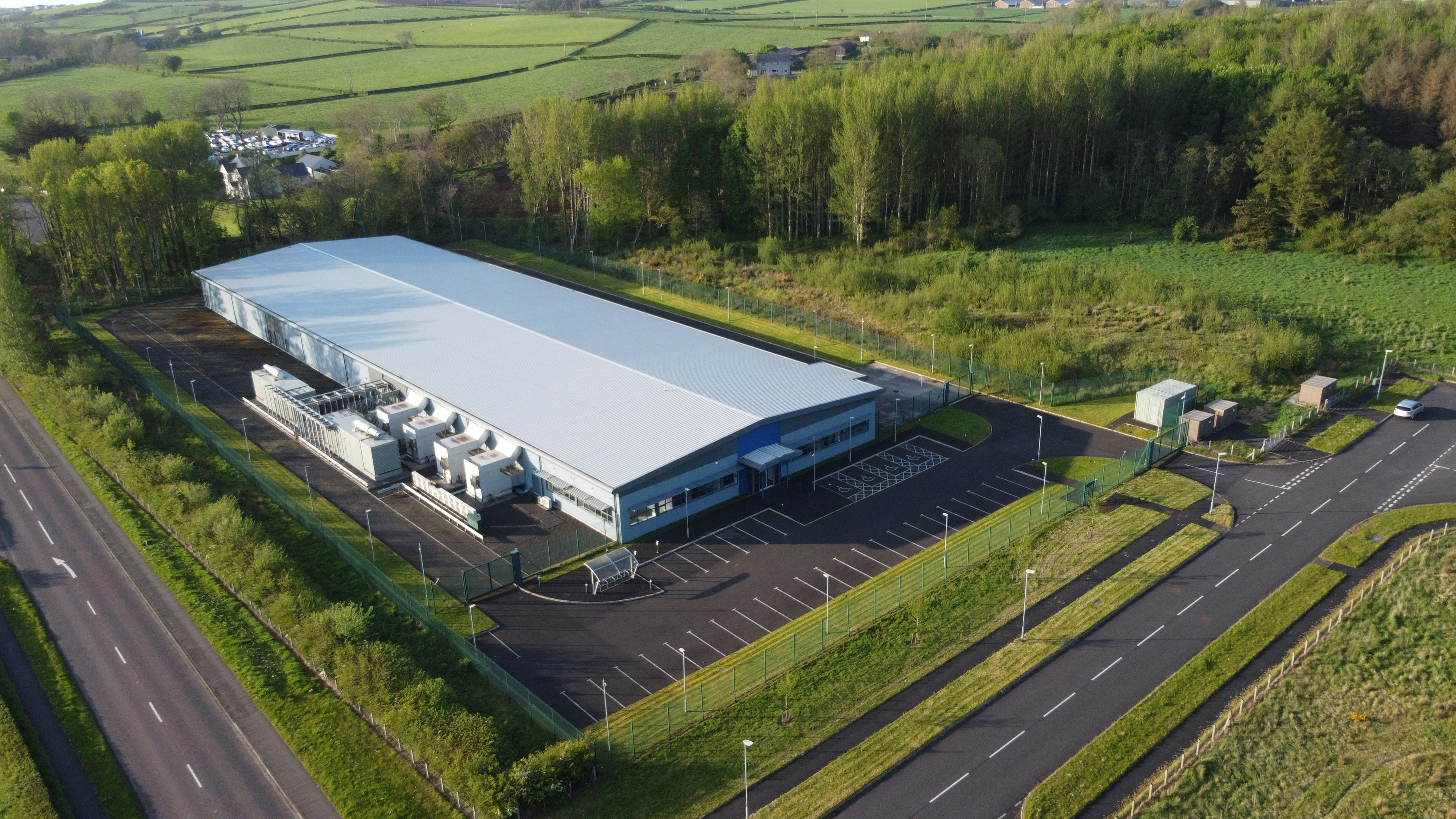 Large data center construction site