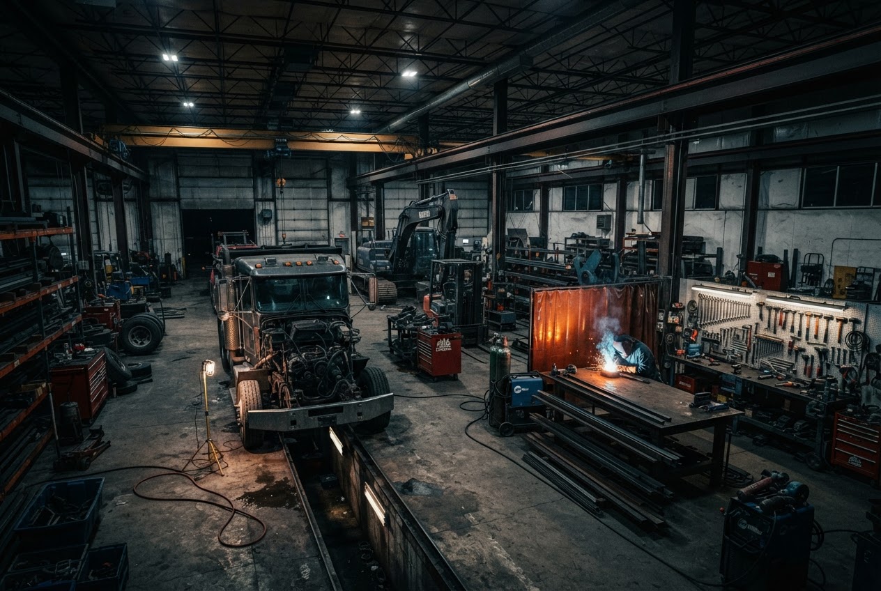 Alpine Diesel and Fabrication shop