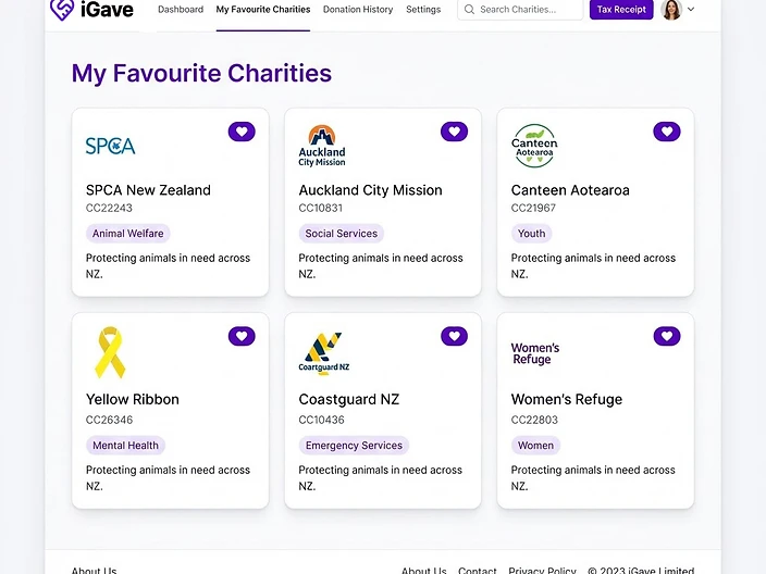 Keep your favourite charities close