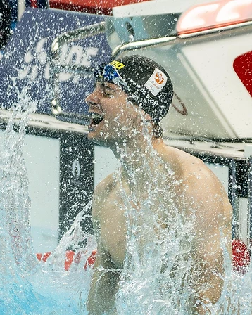 Olivier van de Voort in actie