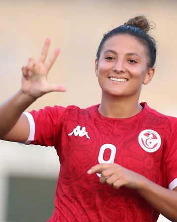 Sabrine Ellouzi in actie