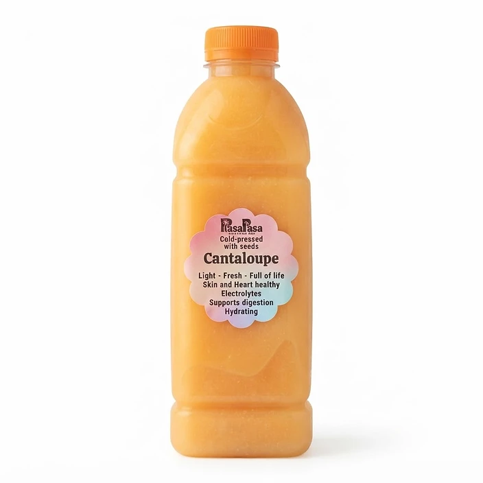 Cantaloupe 1L — Cold-Pressed with Seeds