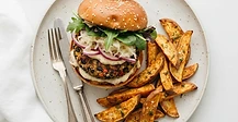 Burger + Sweet Potato