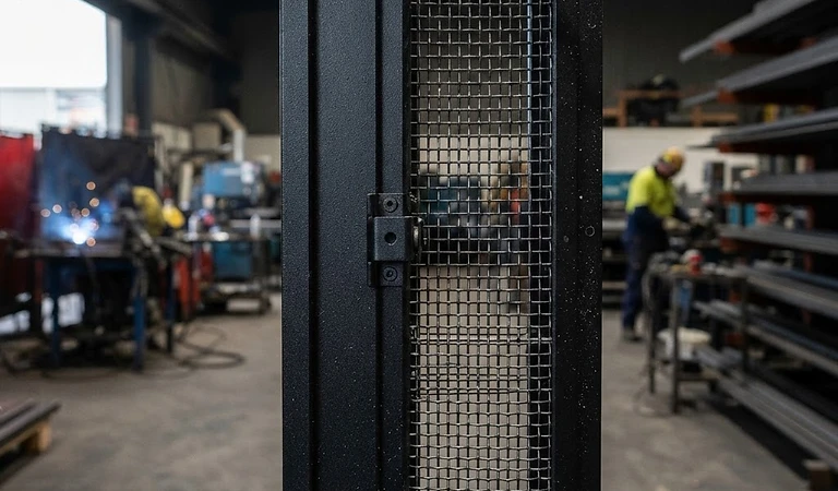 ScreenGuard™ 316 marine-grade stainless steel security mesh detail
