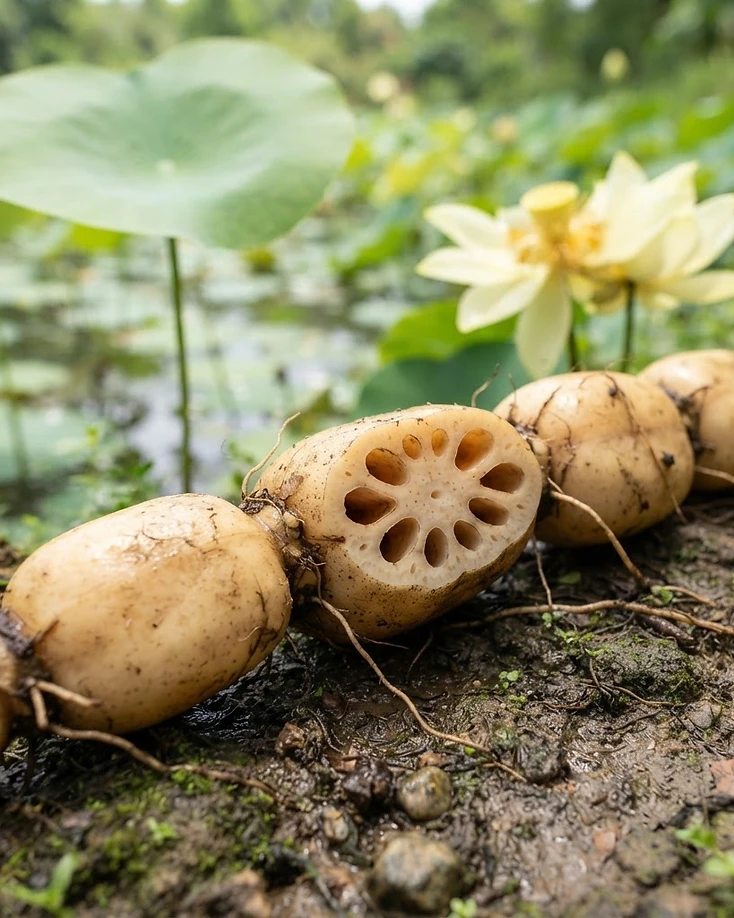 East Indian Lotus Tuber