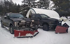 Snow removal in Glencairn, Ontario