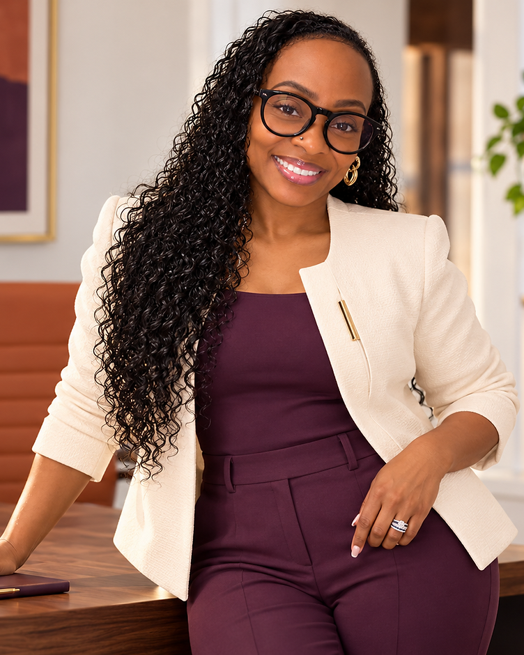 Fredlena Cosby at her executive desk