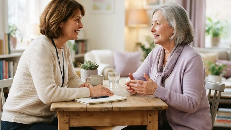 Support staff coordinating care in a community organization.