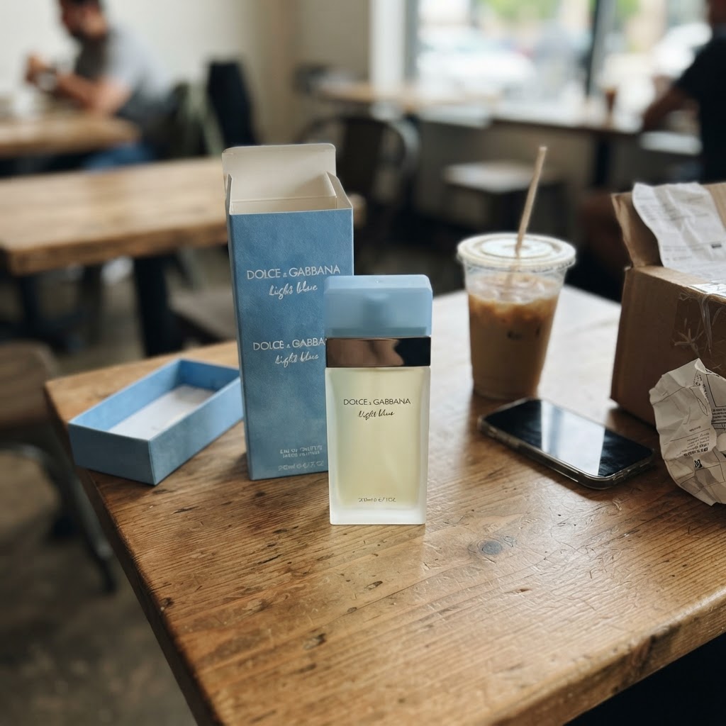 Customer photo · Light Blue