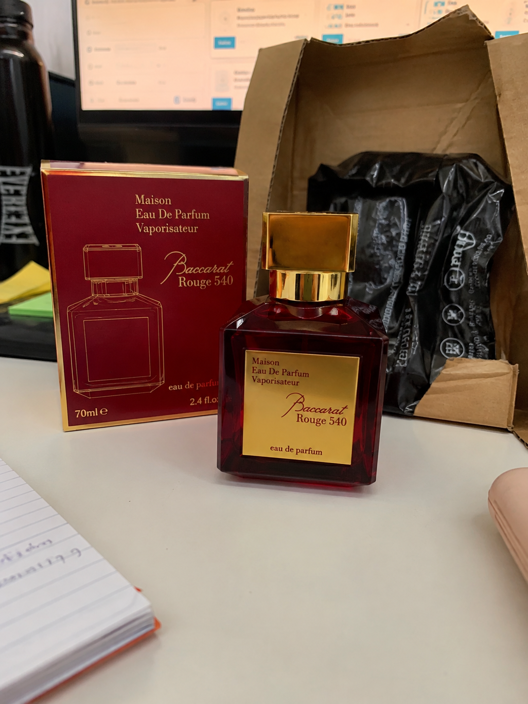 Customer photo · Baccarat Rouge 540