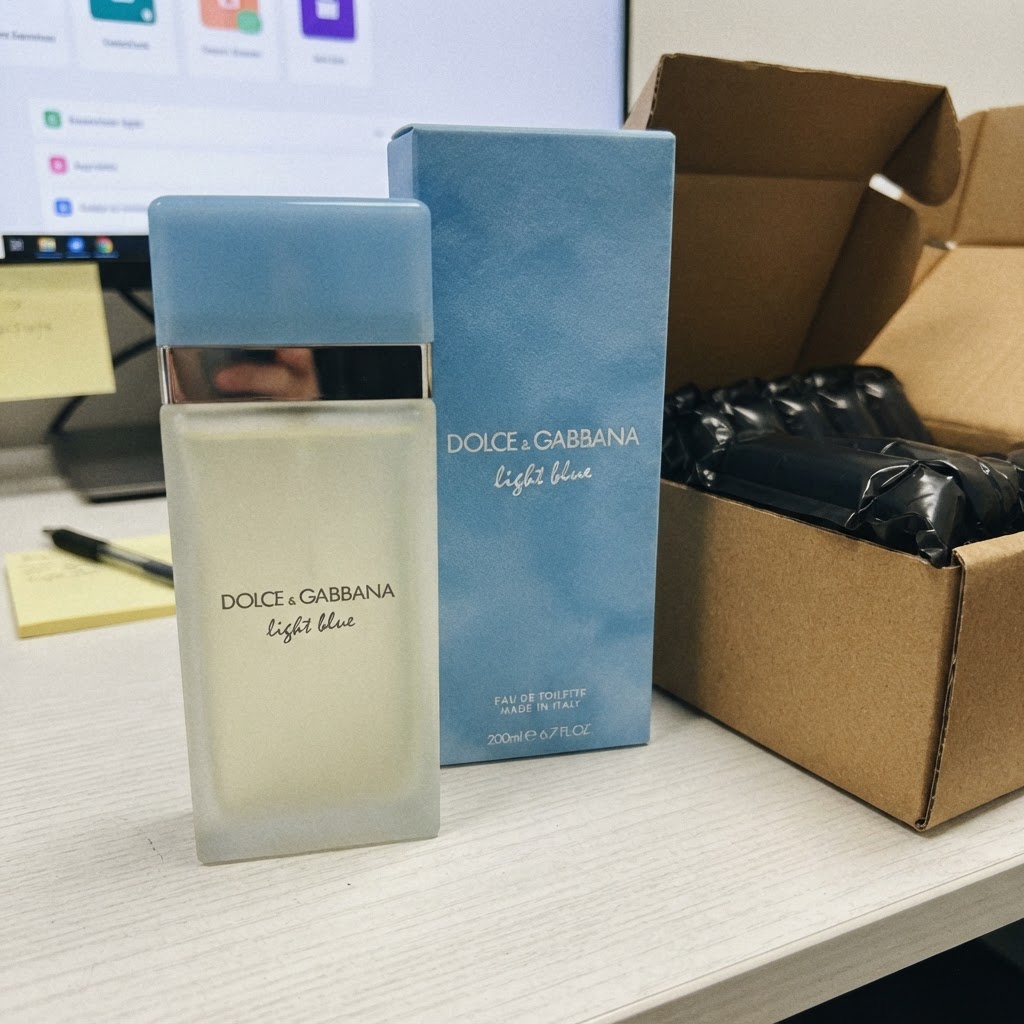 Customer photo · Light Blue