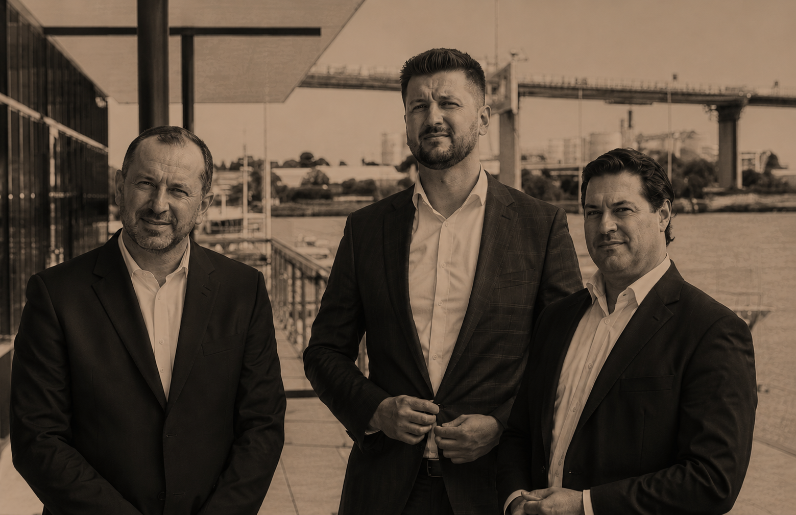 The three directors of Z&ME Group