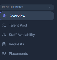 Recruitment sidebar magnified
