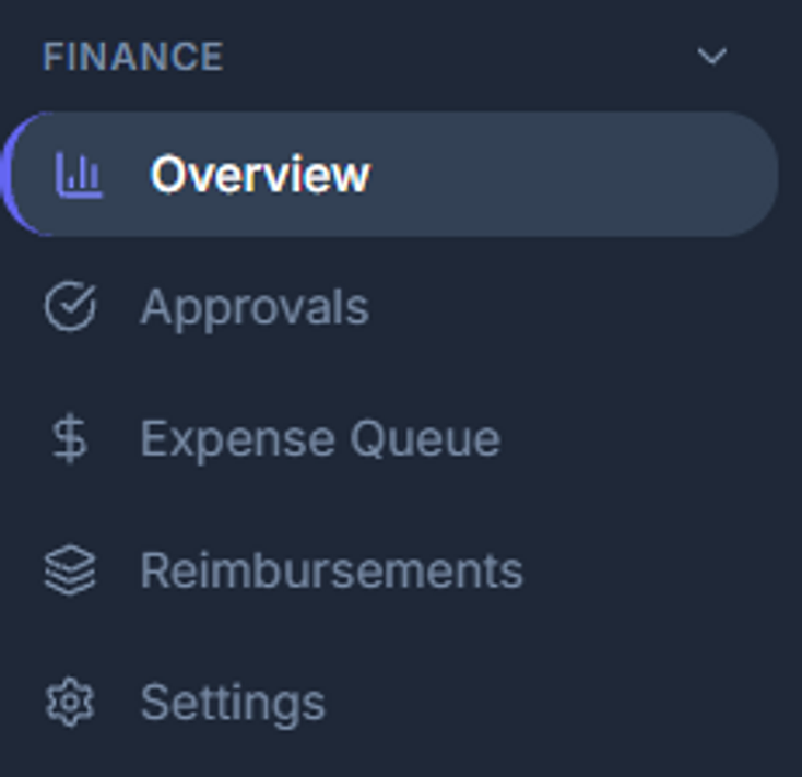 Finance interface