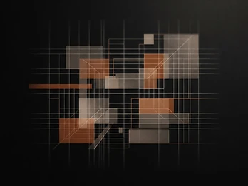 Diagrama de arquitectura de componentes frontend con bloques modulares conectados