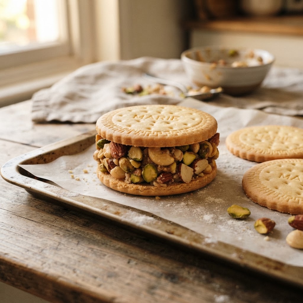 Healthy Biscuit Sandwich — no chocolate