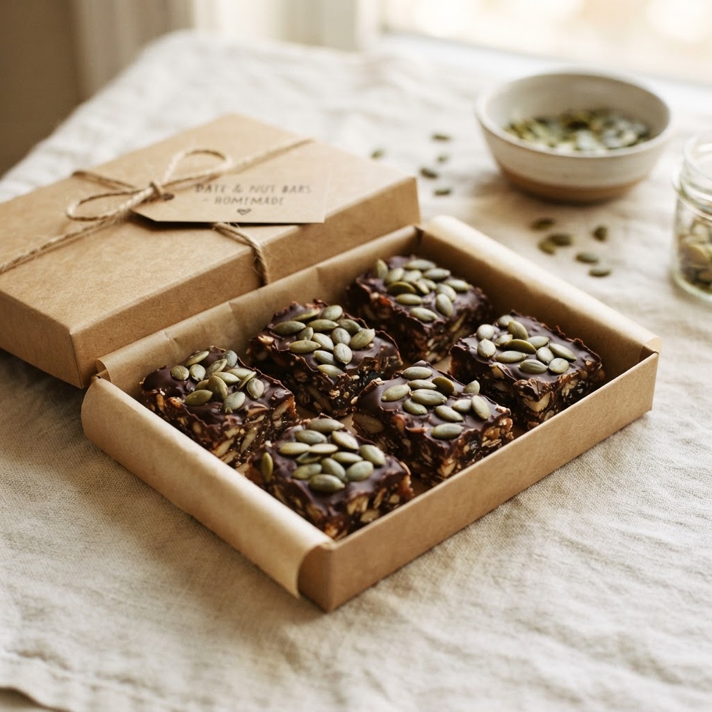 A box of date and nut bars