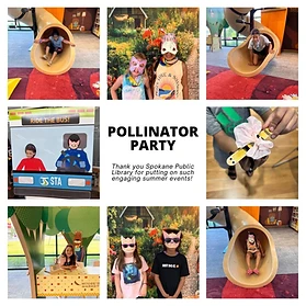 Pollinator Party with Spokane Public Library