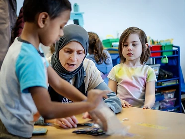 Learning together at the table