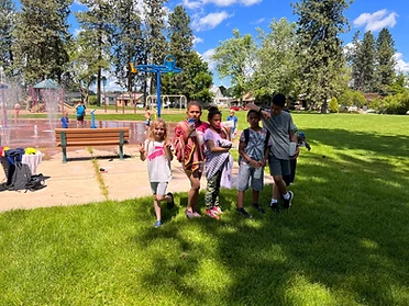 The splash pad crew