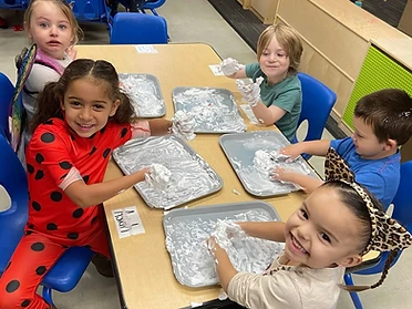 Sensory play in costume