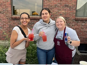Our team out in the community