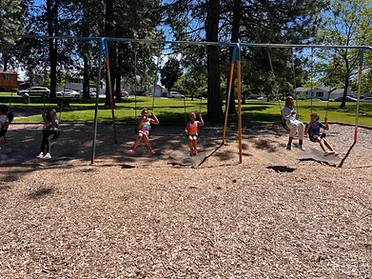Swing set races
