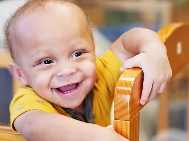 Morning smiles in the toddler room