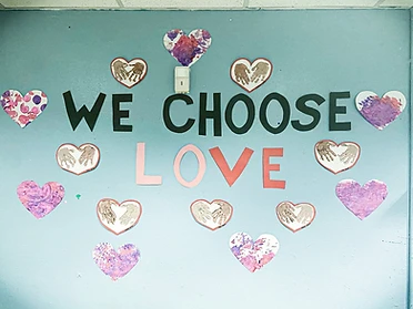 We Choose Love wall