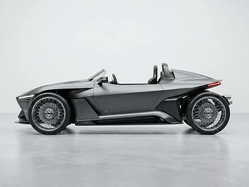 Matte Three-Wheeled Roadster