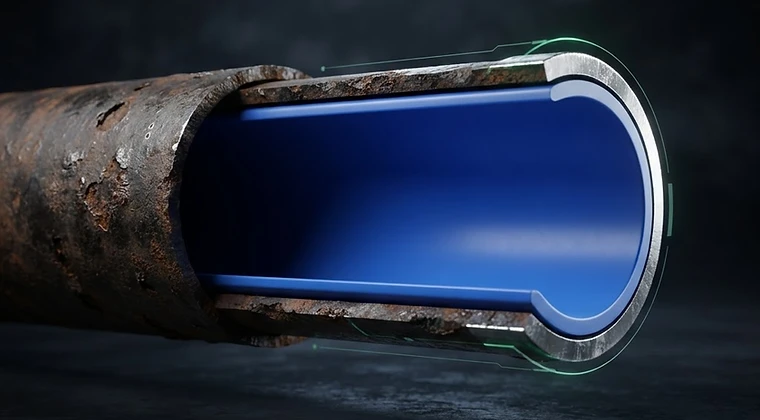 Relining di una condotta con sistema no dig